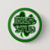 St. Patrick's Day Irish Stud Button (Vorderseite)