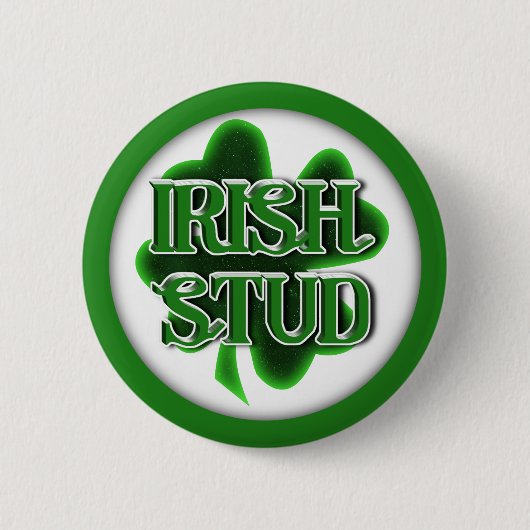 St. Patrick's Day Irish Stud Button (Vorderseite)