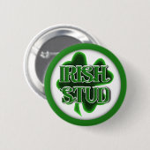 St. Patrick's Day Irish Stud Button (Vorne & Hinten)
