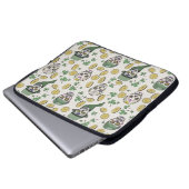 St Patrick's Day Irish Sugar Skull Custom Laptopschutzhülle (Vorne Knopf)