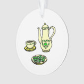 St. Patrick's Day Irish Tea Set Ornament (Vorderseite)