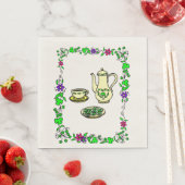 St. Patrick's Day Irish Tea Set Paper Napkins Serviette (Beispiel)