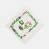 St. Patrick's Day Irish Tea Set Paper Napkins Serviette (Ecke)