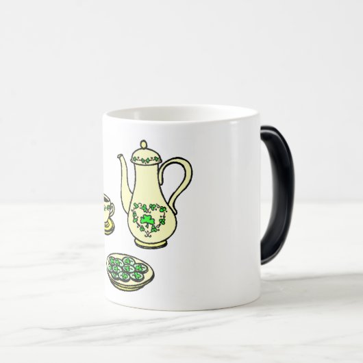 St. Patrick's Day Irish Tea Set Tasse (VorderseiteRechts)