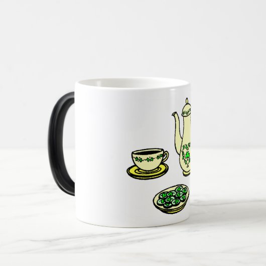 St. Patrick's Day Irish Tea Set Tasse (Vorderseite Links)