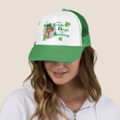 St Patrick's Day Irish Terrier Truckerkappe (Beispiel)