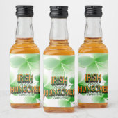 St. Patrick's Day Irish Today Hungover Tomorrow Alkoholflaschenetikett (Flaschen)