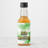 St. Patrick's Day Irish Today Hungover Tomorrow Alkoholflaschenetikett (Vorderseite)