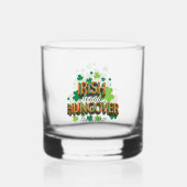 St. Patrick's Day Irish Today Hungover Tomorrow Whiskyglas (Vorderseite)