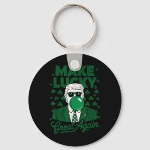 St. Patricks Day Irish Trump Bubble Gum Funny Schlüsselanhänger