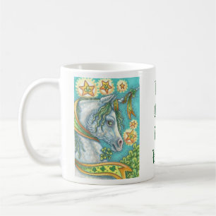 ST. PATRICK'S DAY IRISH UNICORN TASSE