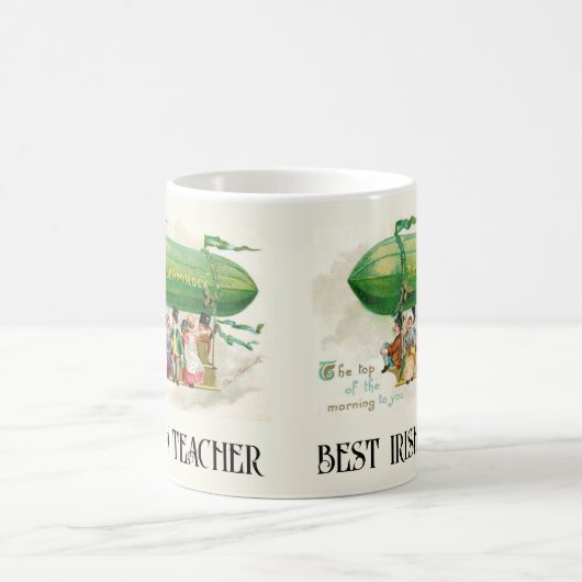 St. Patrick's Day Irland Bester Irish Teacher Fun Kaffeetasse (Mittel)