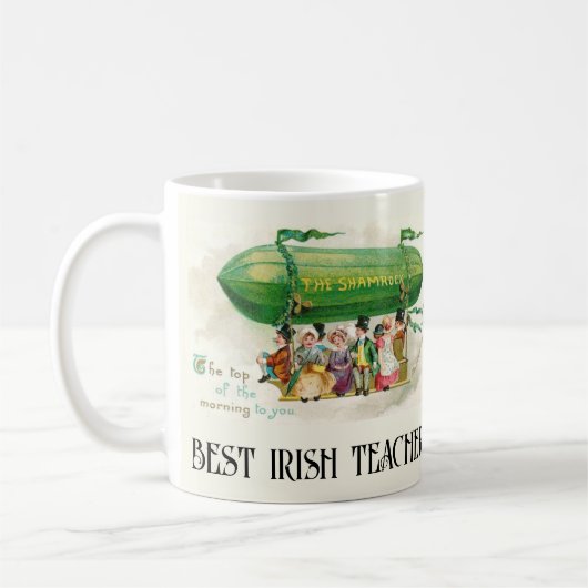 St. Patrick's Day Irland Bester Irish Teacher Fun Kaffeetasse (Links)