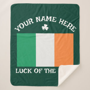St. Patrick's Day Irland Flagge Benutzername Shamr Sherpadecke