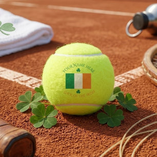 St. Patrick's Day Irland Flagge Benutzername Shamr Tennisbälle