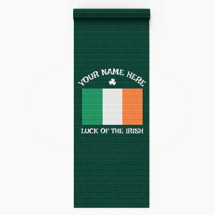 St. Patricks Day Irland Flagge Benutzername Shamro Badematte