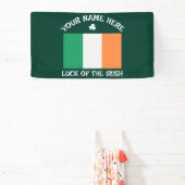 St. Patricks Day Irland Flagge Benutzername Shamro Banner (InSitu)