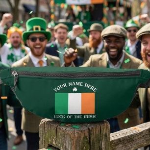 St. Patricks Day Irland Flagge Benutzername Shamro Bauchtasche
