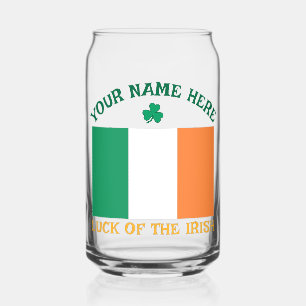 St. Patricks Day Irland Flagge Benutzername Shamro Dosenglas