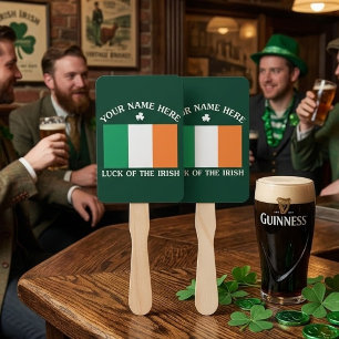St. Patricks Day Irland Flagge Benutzername Shamro Fächer