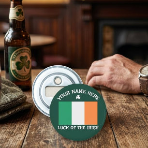 St. Patricks Day Irland Flagge Benutzername Shamro Flaschenöffner