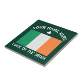 St. Patricks Day Irland Flagge Benutzername Shamro Fliese (Seite)