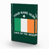 St. Patricks Day Irland Flagge Benutzername Shamro Fotoblock (Rechts)