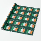 St. Patricks Day Irland Flagge Benutzername Shamro Geschenkpapier (Ungerollt)