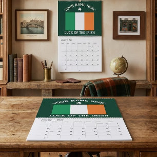 St. Patricks Day Irland Flagge Benutzername Shamro Kalender