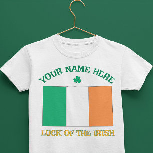 St. Patricks Day Irland Flagge Benutzername Shamro Kleinkind T-shirt
