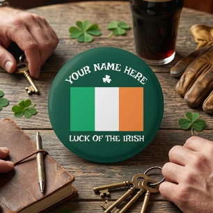 St. Patricks Day Irland Flagge Benutzername Shamro Magnet