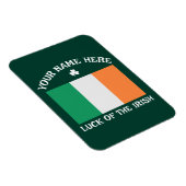 St. Patricks Day Irland Flagge Benutzername Shamro Magnet (Rechte Seite)