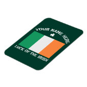 St. Patricks Day Irland Flagge Benutzername Shamro Magnet (Linke Seite)