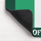 St. Patricks Day Irland Flagge Benutzername Shamro Mousepad (Ecke)