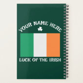 St. Patricks Day Irland Flagge Benutzername Shamro Planer (Rückseite)