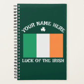 St. Patricks Day Irland Flagge Benutzername Shamro Planer (Vorderseite)