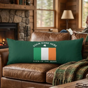 St. Patricks Day Irland Flagge Benutzername Shamro Seitenschläferkissen