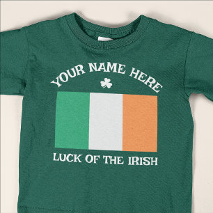 St. Patricks Day Irland Flagge Benutzername Shamro T-Shirt