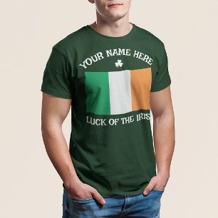 St. Patricks Day Irland Flagge Benutzername Shamro T-Shirt