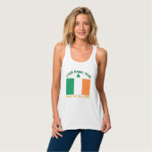 St. Patricks Day Irland Flagge Benutzername Shamro Tank Top (Vorderseite Vollansicht)