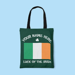 St. Patricks Day Irland Flagge Benutzername Shamro Tasche