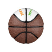 St. Patrick's Day Irland Flagge Shamrock Benutzerd Mini Basketball (Rechts)