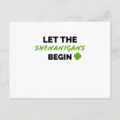 St. Patrick's Day Irland Ire Funny Postkarte (Vorderseite)