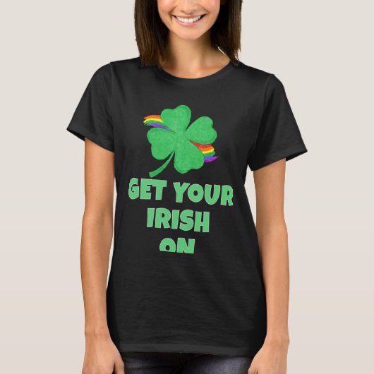 St. Patrick's Day: Ironisch T-Shirt (Vorderseite)
