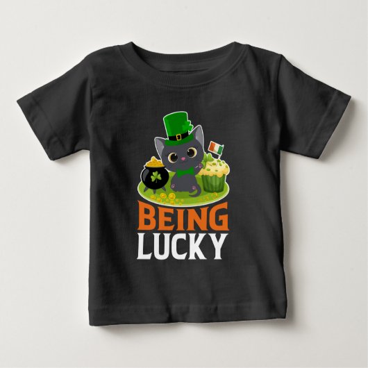 St. Patrick's Day ist glücklich Baby T-shirt (Vorderseite)