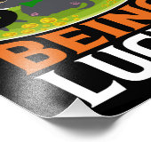 St. Patrick's Day ist glücklich Fotodruck (Ecke)