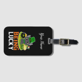 St. Patrick's Day ist glücklich Gepäckanhänger (Vorderseite (Horizontal))