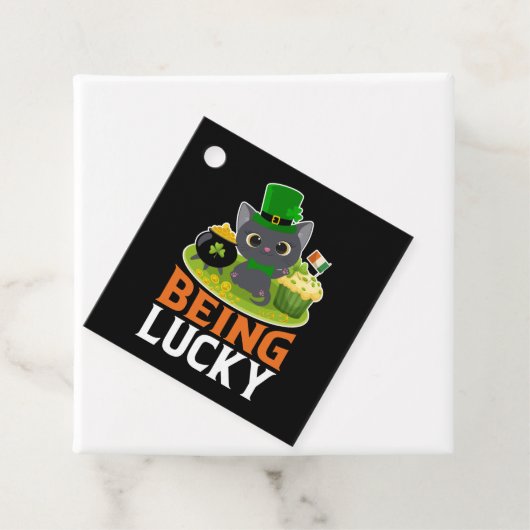St. Patrick's Day ist glücklich Geschenkanhänger (Beispiel)