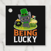 St. Patrick's Day ist glücklich Geschenkanhänger (Vorderseite)