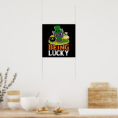 St. Patrick's Day ist glücklich Poster (Küche)